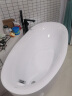 科勒（KOHLER）原厂家用椭圆形无缝独立式亚克力浴缸K-11195T欧式小户型浴盆 k-11195浴缸+空缸配置 1.4m 晒单实拍图