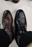 爱步（ECCO）皮鞋男 德比鞋雕花布洛克皮鞋商务正装鞋男鞋婚鞋 里斯622164 黑色62216401001 45 实拍图