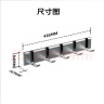 九牧（JOMOO）浴室置物架 太空铝枪灰色衣钩 壁挂毛巾钩衣服挂钩93035G5-LH-1 实拍图