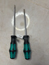 维拉（WERA）进口一字型螺丝刀335德国平口防滑起子硬化刀头穿心改锥接线端子 【0.8x4.0x150】激光蚀刻刀头 实拍图