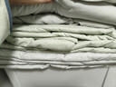 京东京造缎彩色织夏凉被 空调被子A类纤维被1.5x2m晨雾灰 实拍图