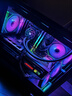 ID-COOLING（酷凛）ARGB风扇集线器 8组风扇幻彩同步 PWM调速 SATA供电 ARGB灯光控制扩展器 HA-08 实拍图