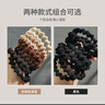 优家（UPLUS）简约百搭头绳发绳发圈皮筋扎头发橡皮筋10根奶咖色渐变 实拍图