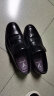 意尔康男鞋日常休闲皮鞋套脚舒适柔软单鞋 6541ZE97689W 黑色 38 实拍图
