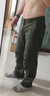 贵迎春秋款纯棉户外休闲裤男士工装裤宽松多功能男直筒多袋裤大码长裤 军绿色 L 2尺5-2尺6 实拍图