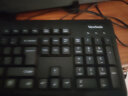 优派（ViewSonic） KU100有线办公键盘 104键 薄膜键盘 防泼溅 人体工学 高清字符 黑色 实拍图