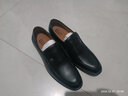 戈耐真牛皮商务正装皮鞋男士透气中年老年人防滑老人爸爸休闲男鞋子男 黑色 真皮 四季款 45 (275mm) 大号大码 实拍图