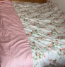 富安娜（FUANNA）床上四件套纯棉100%全棉床单四件套双人加大被套枕套汐颜1米8床粉 实拍图