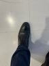 金利来（goldlion）男鞋男士时尚正装皮鞋舒适耐穿牛津鞋58021029501A黑色39 实拍图