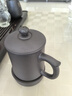 万壶园 紫砂杯宜兴泡茶杯带过滤内胆茶具紫砂手工泡茶器茶水分离杯办公室杯子礼盒礼品五件套 莲子五件杯 黑泥 480cc 实拍图