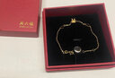 周六福5G工艺黄金手链女甜心兔生肖兔手链计价A0710504 约2.11g 16+3cm  实拍图