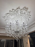 梵帝卡罗欧式水晶灯法式客厅别墅洋房灯具餐厅灯酒店婚庆蜡烛水晶灯婚房灯 18头-直径100*高90CM-三色 实拍图