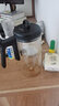 鸣盏飘逸壶玻璃茶壶功夫茶具套装玻璃内胆按压式无杆过滤泡茶壶飘逸杯 MZ8003（透明玻璃款） 500ml 实拍图