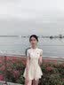回力泳衣女士连体裙式专业游泳衣遮肚显瘦大码保守温泉泳装14006H 海盐白漾【分体底裤】 M 【建议80-90斤】 实拍图