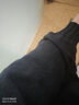 玺物半高领毛衣男春秋冬季加绒加厚套头线衣潮牌宽松打底针织衫外套 黑色 3XL -建议150-160斤左右 实拍图