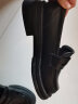 九寸阳光 日系小皮鞋女2025春新款英伦风黑色厚底乐福鞋jk制服一脚蹬单鞋 玛丽珍小皮鞋【黑色37码】 实拍图