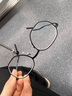 万新（WAN XIN） 近视眼镜防蓝光辐射非球面现片配眼镜框男女0-1500度配成品眼镜 来镜加工+升级镜框咨询客服 1.60多屏防蓝光镜片（近视超薄） 实拍图