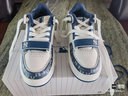 MLB官方情侣板鞋男 新年增高学长鞋老花休闲鞋运动鞋女鞋子3ASXCDN3N 纽约洋基队/深海军蓝色 42.5 270 实拍图