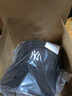 MLB男女情侣帽子 时尚小标软顶鸭舌帽CP77系列棒球帽运动休闲遮阳帽 纽约洋基队/黑色 F 实拍图