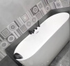 科勒（KOHLER）原厂家用椭圆形无缝独立式亚克力浴缸K-25664T欧式小户型浴盆 k-25664浴缸+空缸下水配置 1.4m 晒单实拍图