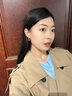 LANSILL酒红色复古耳扣耳环女2025年新款小众设计感高级耳饰时尚饰品 酒红色气质耳扣E3217 实拍图