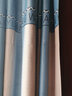 阿黎 北欧简约成品渐变条纹遮光窗帘2.5宽*2.4高 挂钩款 单片装 实拍图