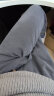 卡帝乐鳄鱼（CARTELO）裤子男夏季宽松休闲裤男百搭美式哈伦运动小脚男裤 灰色 XL 晒单实拍图