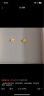 六福珠宝 【母亲节礼物】足金栀子花黄金耳钉耳饰女礼物计价 GMGTBE0007 约1克-配硅胶耳堵 实拍图