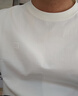 蕉内【王一博同款】502Go Pro男女士三防火锅T恤防水透气棉感防晒短袖 【王一博同款】暖白 L 实拍图