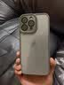 韵宁 自带镜头膜高级感黑色适用苹果16promax手机壳iphone手机保护套壳膜一体透明简约耐脏全包防摔壳 【钛原色-自带镜头膜】 iPhone15ProMax 实拍图