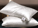 富安娜家纺 蚕丝枕头透气软低枕芯 成人枕丝棉睡枕 70*45cm一只装 实拍图