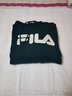 斐乐（FILA）官方多彩卫衣长袖情侣装宽松时尚运动连帽套头衫男女上衣印花 （加绒）秀峰绿-GN M 170/92A 实拍图