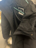 卡帕（Kappa）学院风羽绒服男款冬季保暖情侣连帽加厚面包服外套女款K0CZ2YY87D 黑色-990 M 实拍图