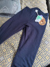久岁伴【双层加厚】儿童保暖裤男童秋冬季含羊毛裤大童打底裤棉毛裤秋裤 男童/麻灰/1条 140 /身高130-142体重60-75斤 实拍图