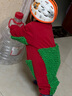 珊诗丽（SexeMara）拖把侠爬行服宝宝拖地爬爬服婴儿连体衣服擦地板防脏春秋夏季男女 厚款：红色+圣诞绿（包手露脚） 85cm 85码（身高75~82，19~24斤） 实拍图