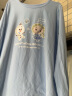 迪士尼（DISNEY）童装儿童女童长袖睡衣秋衣秋裤两件套装23秋DB332AE02蓝140 实拍图