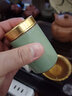 京适陶瓷茶叶罐便携小密封迷你旅行小号储茶罐装茶叶小罐子防潮空茶盒 哥窑-梅子青【中号】 80ml 实拍图