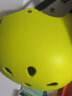 FILA斐乐专业轮滑护具儿童头盔自行车平衡车骑行防摔成人可调运动头盔 黄色 M(4-9岁 可调节) 实拍图