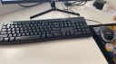 罗技（Logitech）MK200有线键鼠套装 有线键盘鼠标套装USB电脑笔记本办公键鼠 薄膜办公键盘带小键盘即插即用全尺寸 黑色 实拍图