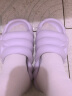IQGD 拖鞋女踩屎感凉拖室外居家时尚加厚软底 冰淇淋-明紫 38-39  实拍图
