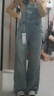 森马史努比IP牛仔裤女阔腿裤春秋背带裤休闲可爱109524124007 实拍图