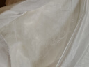 钱皇步步生莲蚕丝被100%双宫茧桑蚕长丝 子母被 4+6斤 220*240cm 白色 实拍图