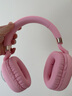 萌可儿 猫耳朵无线蓝牙耳机头戴式可爱猫爪猫咪发光有线上网课女生学生送孩子儿童女儿好看实用生日礼物 公主粉 蓝牙和插线两用 实拍图