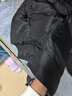 杰逊斯加厚保暖羽绒服男士冬季潮流韩版痞帅立领羽绒外套男装短款羽绒衣 A343-CF86-黑色 L 建议115-135斤 实拍图