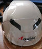 Andes HELMET3c认证电动摩托车头盔男四季女士夏季头盔安全帽四季通用夏天半盔 枣红【透明短】+赠黑茶长镜 均码 实拍图