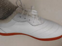 山人运动软牛皮太极鞋女牛筋底练功鞋男士加绒棉鞋太极拳专用鞋秋冬季真皮 升级软牛皮白色-加绒款 37 实拍图