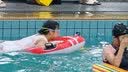 INTEX儿童游泳圈大号男女浮排浮板打水板小孩游泳冲浪踏板 骑士浮排红色【脚泵】 实拍图