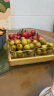川岛屋分格水果盘玻璃创意现代客厅家用糖果零食点心盘干果收纳盒 玻璃分格果盘(六格) 实拍图