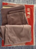 雅鹿女士德绒保暖裤大码高腰加肥加大修身中老年秋裤 紫色 4XL（150-175斤） 晒单实拍图
