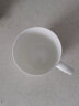 宜杯子中国白羊脂玉瓷茶杯陶瓷杯带盖办公室水杯单杯个人杯子商务会议杯 羊脂玉瓷慕白办公杯 实拍图